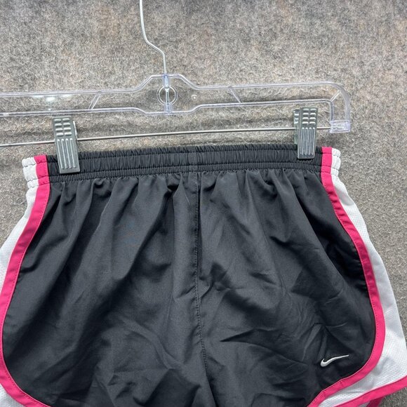 Nike Shorts Womens XS Black Pink Dri-FIT Tempo Running Athletic Lined Gym - Picture 8 of 10
